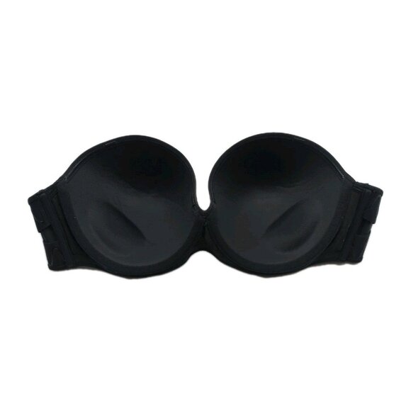 Lane Bryant Cacique Bra Multi Way Strapless Bare Solution 38DD Black - Picture 6 of 10